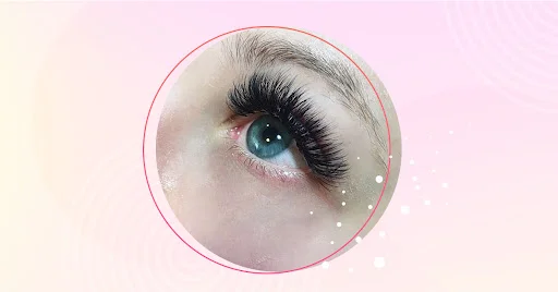 The making of dramatic eyelash extensions